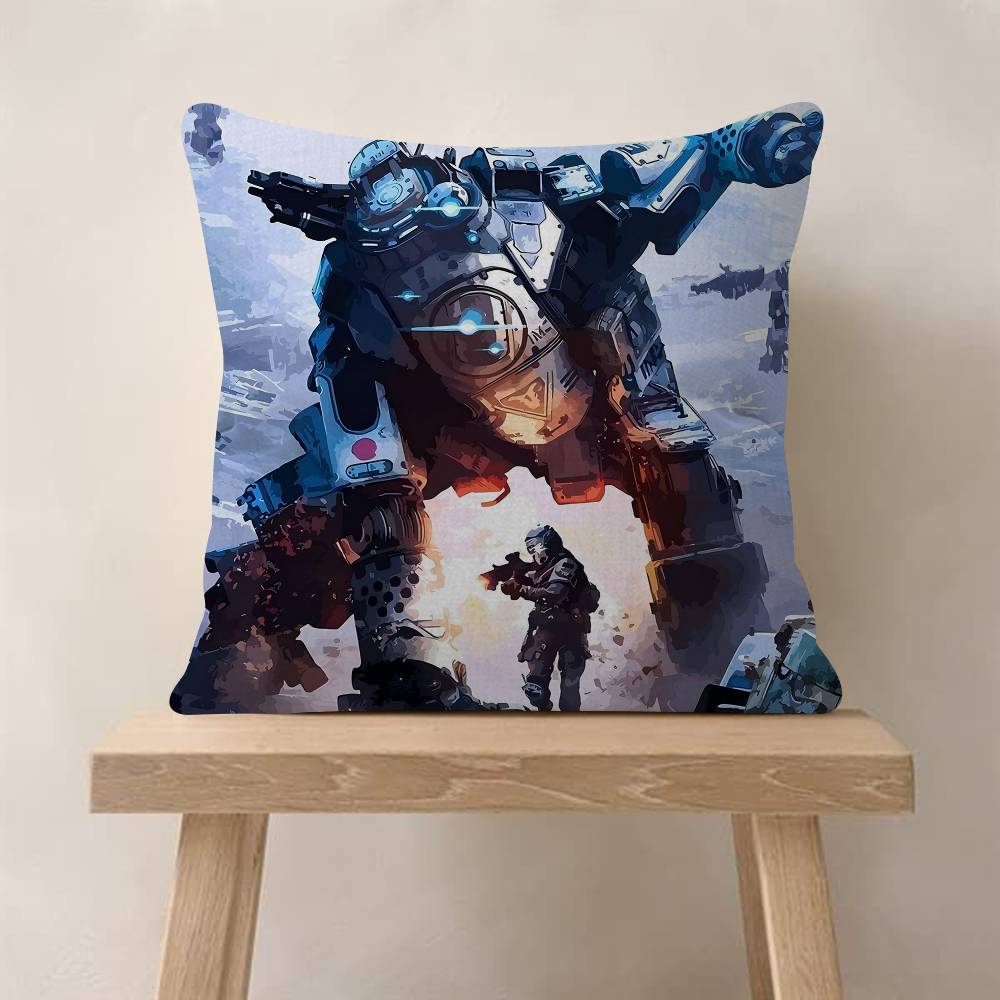 Game TTitanfall 2 Pillow Gift Home Office Decoration Pillow Bedroom Sofa Car Cushion CoverPillow Case