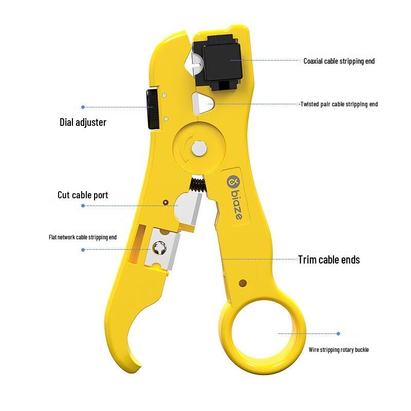 BIAZE Multifunction Network Cable Stripping Tool