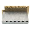 Musiclily Pro String Pitch Vintage Tremolo Unit Bridge со стальными седлами для гитары Fender American Vintage Strat Electric Gold 11,3 мм,