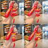 Festive Silicone Dragon Keychain Cute Lantern Holder For Celebrations And Gifts