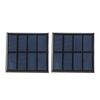 2pcs 0.9W 2V Solar Panel Professional High Efficiency Polysilicon Solar Panel for Emergency Lights