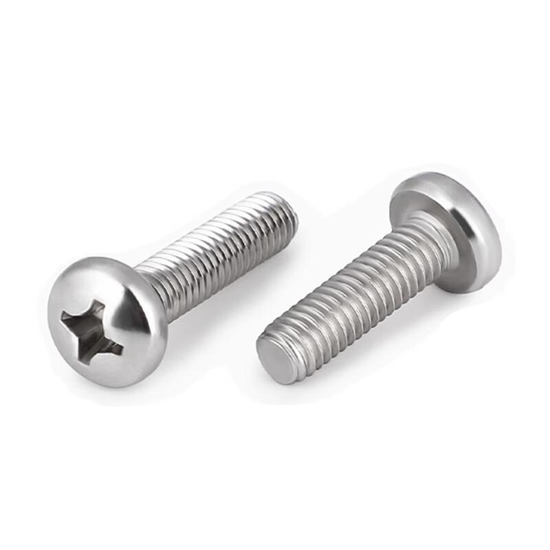 304 Stainless Steel M4 Round Head Cross Recess Screws
