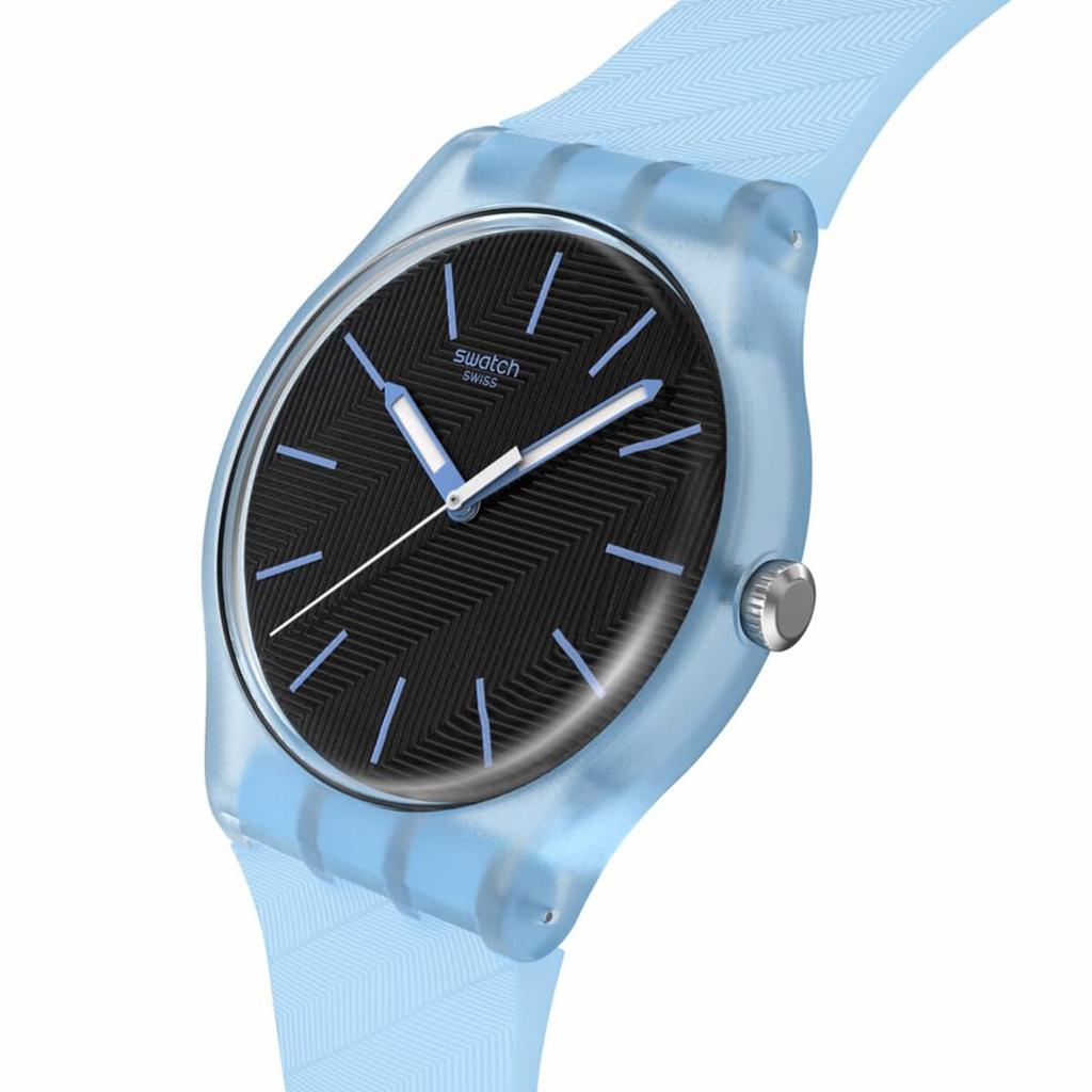 Swatch BLUE MOVES SO29L101 Синие наручные часы,