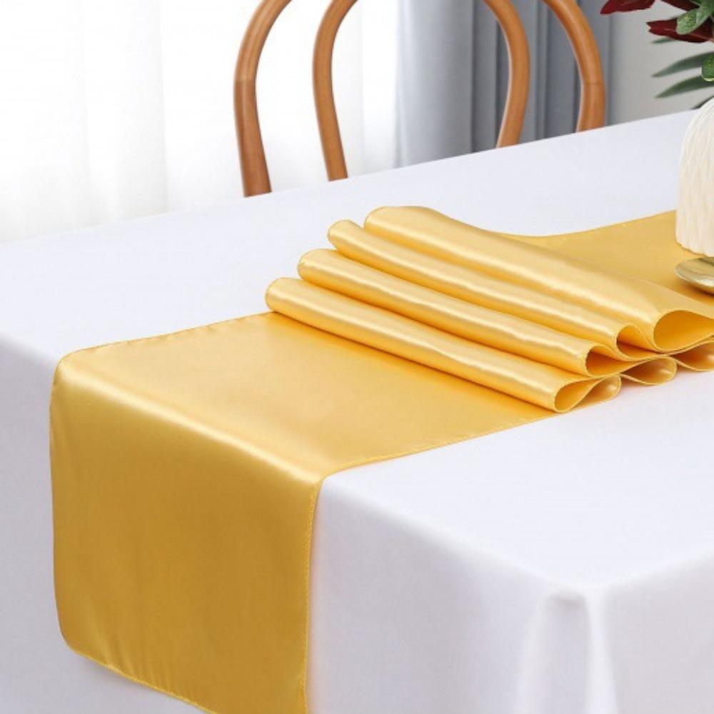 3 шт. элегантная атласная дорожка для стола классическая дорожка для журнального столика декоративная скатерть для детского душа