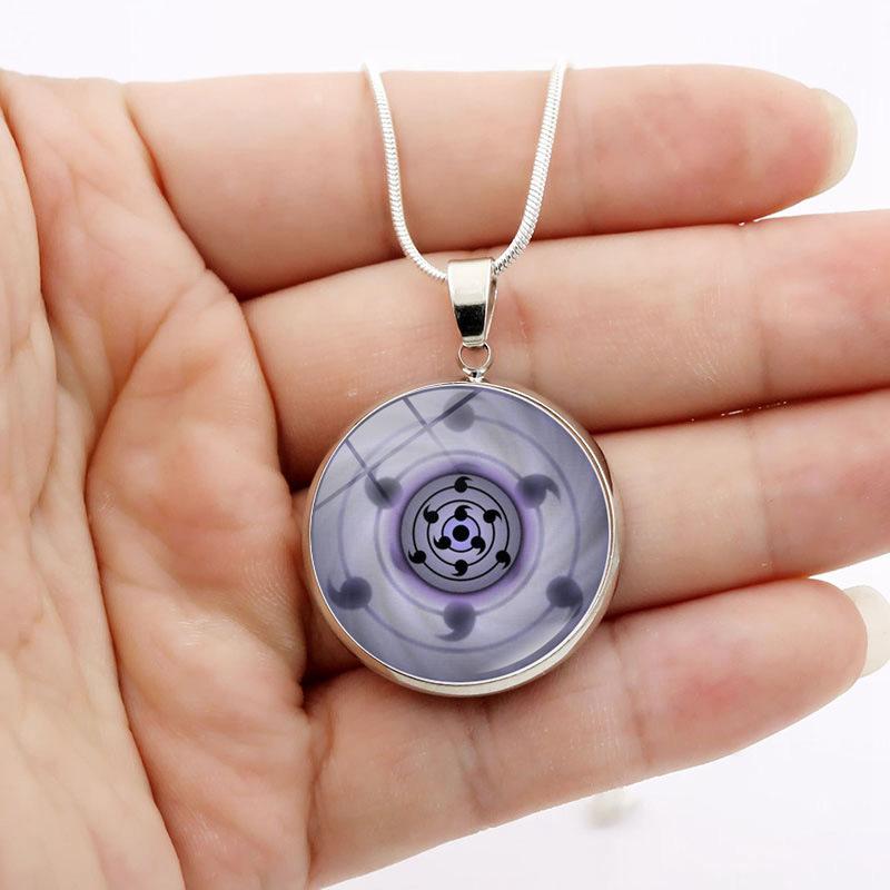 Официальный брелок с драгоценными камнями Naruto Hexagram Metal Keychain Accessories Anime Peripheral Jewelry