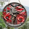2D Flat, 1 PC UK Fallen Soldiers Remembrance Day Wooden Hanging Decorative Sign and Plaque, “Lest We Forget”, Wall Art Signs Farmhouse Decor, Indoor