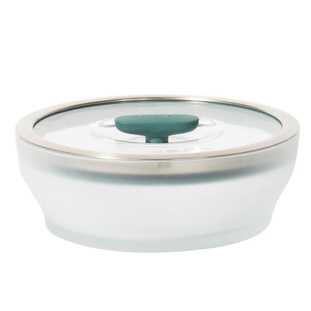 Контейнер для еды Anyday Glass Cookware, 4 отделения (кормовая капуста)