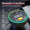 Bluetooth 5.3 FM Transmitter Modulator Car WirelessUSB Fast Charger Adapter Auto Aux Radio Mp3 Player Music Hands Free Car Kit