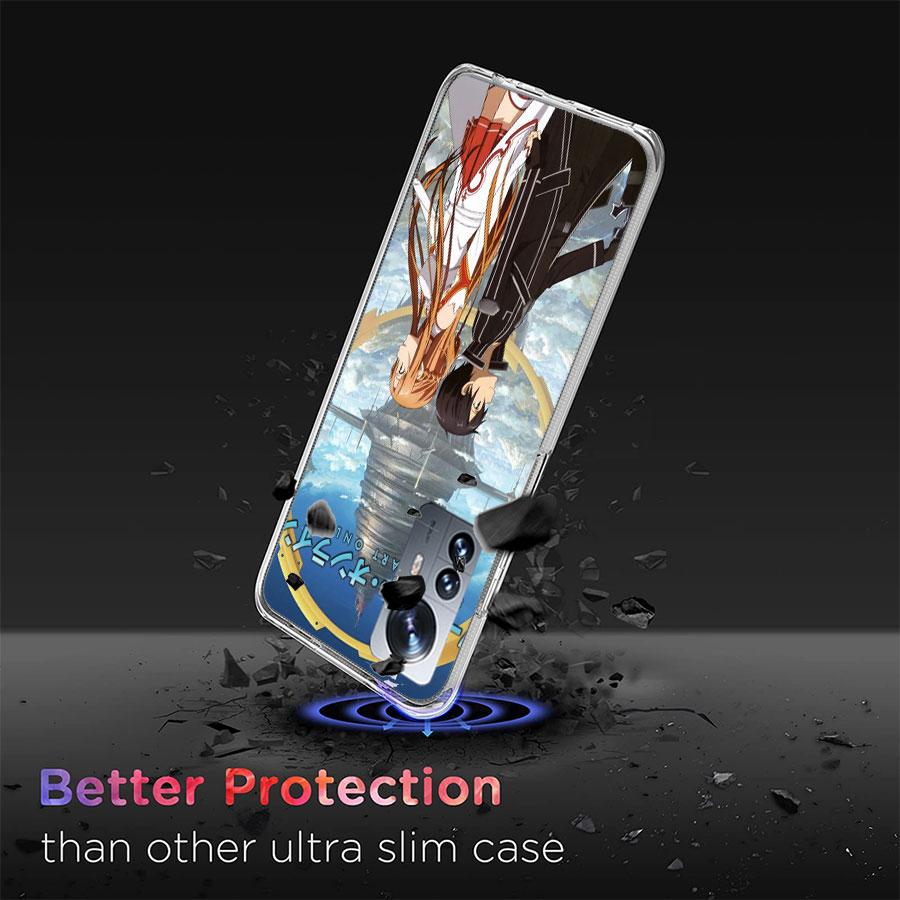 Чехол для телефона Sword Art Online SAO Аниме для Redmi Note 15 Pro 5G 14 13 12 Pro Plus 11 11T 11E 11S 10 Pro 10S 9 9S Чехол Мобильный Прозрачный
