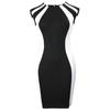 Stylish Women Summer Dress Back Zipper Mid-Waist Party Wear