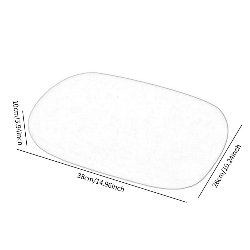 Napping Pillow Washable Cover Ergonomic Portable Bed Pillow Versatile Soft Sleeping Pillow for Bedroom Office Salon Travel