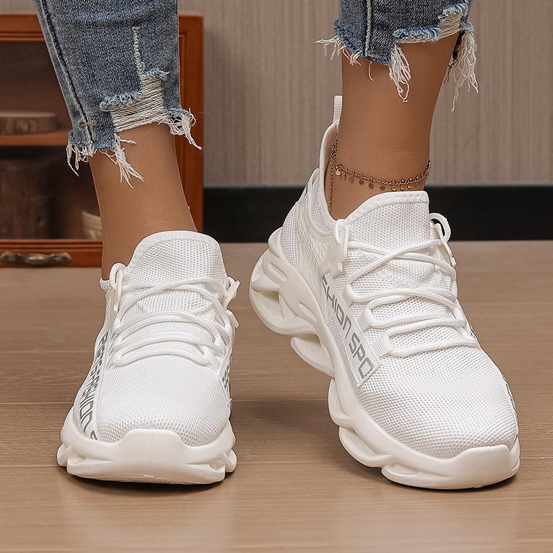 Маркировка мухобойка женская обувь летняя спортивная дышащая повседневная сетчатая обувь мягкая подошва сетчатая обувь дорожная обувь модная кокосовая обувь