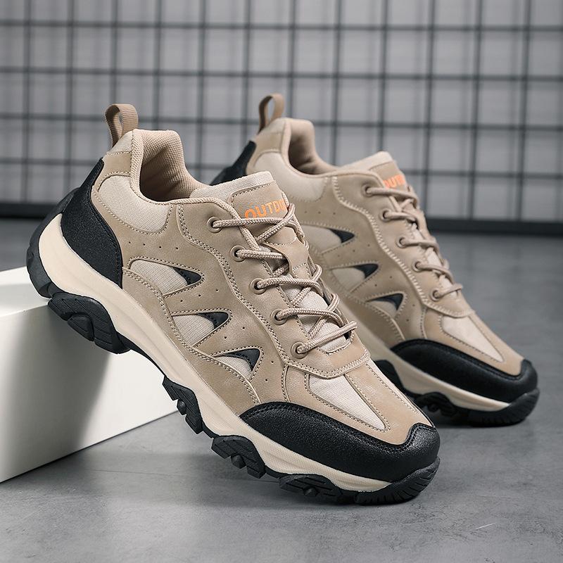 Походная обувь очень большого размера 2025 четыре сезона мужская обувь для улицы популярная обувь для ходьбы сетчатые кроссовки дышащие и легкие