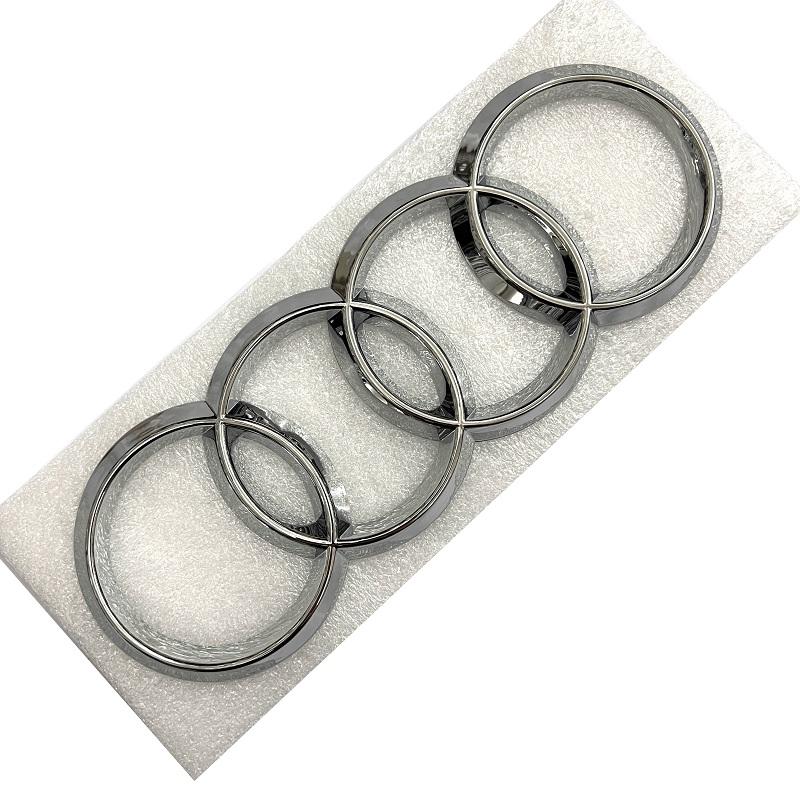 1Pc ABS Car Front Logo Grille Badge Rear Trunk Emblem Auto Accessory For 1Q A3 A4 B8 8P 8V B6 A5 A6 C7 Q5 B9 B7 C6 A1 Q7 Q3 TT 2D