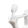 Творческая статуя йоги Экологичная керамическая гладкая поверхность