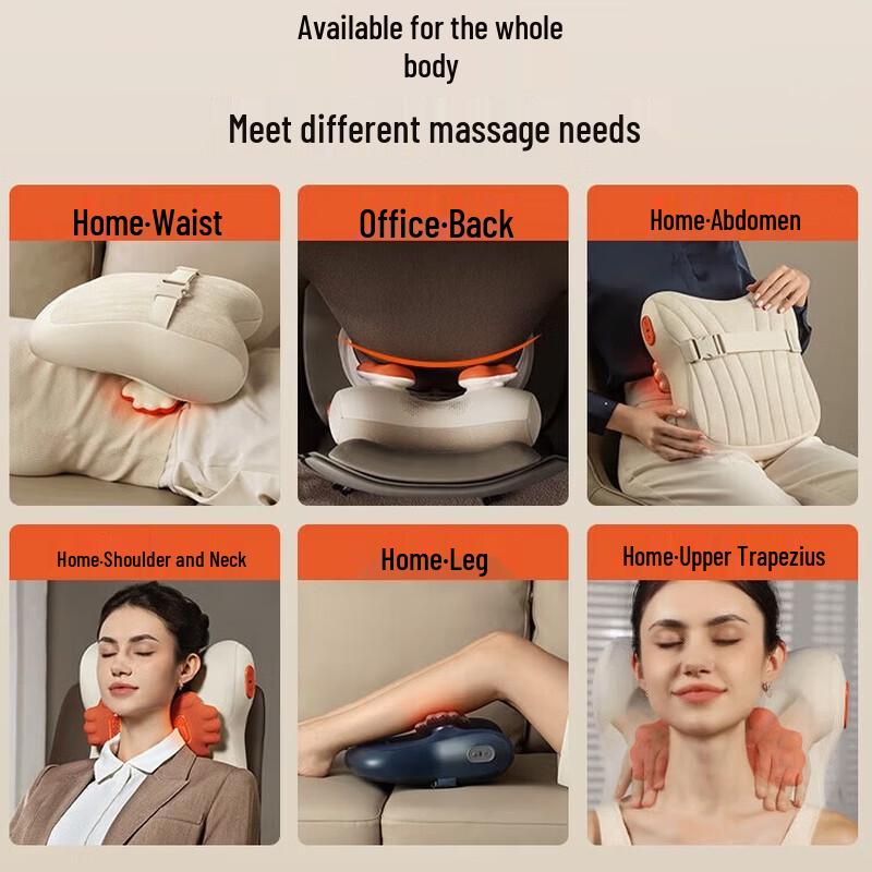 Westinghouse BX5 Heated Back and Neck Massage Cushion CN plug (adapter included)