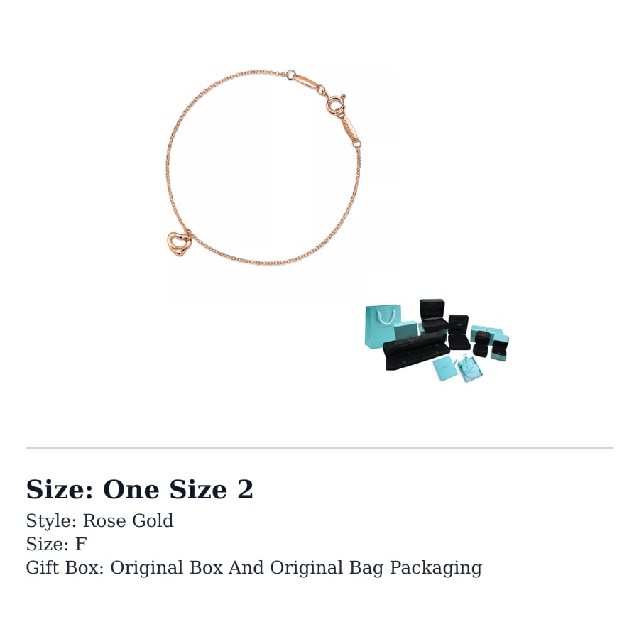 TIFFANY & CO. 18K Gold Bracelets Women's Rose Gold 75841612