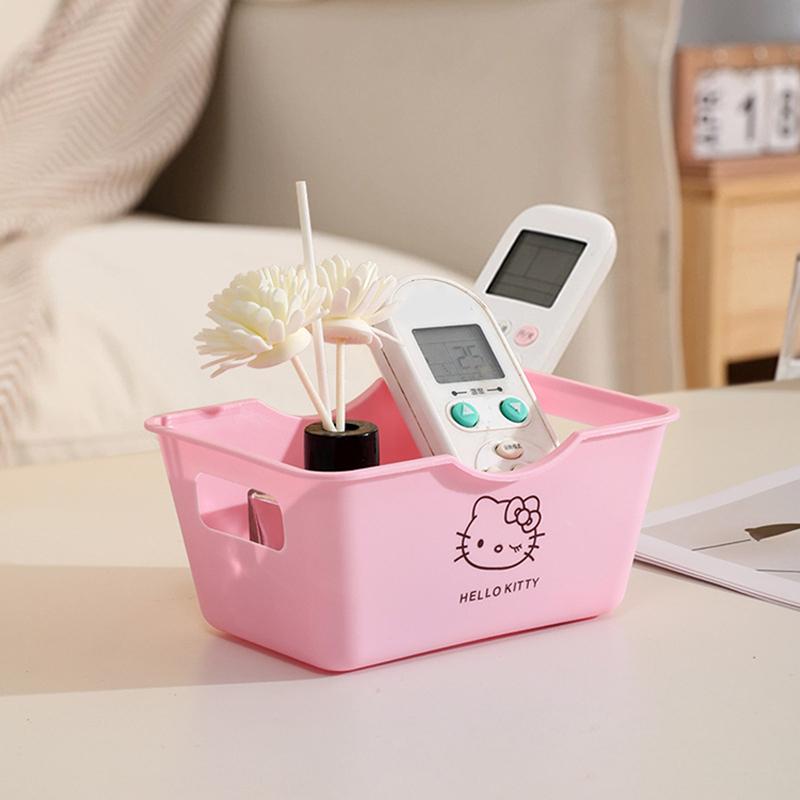 Милые многофункциональные настольные ящики для хранения Hello Kitty, вместительные канцелярские ящики для хранения, всякая всячина, органайзер для косметики, подарки