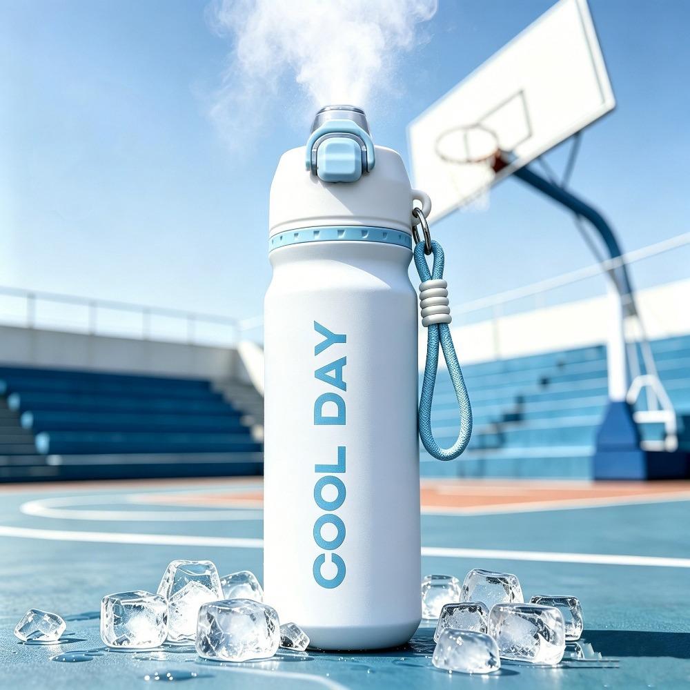 Leakproof Spray Insulated Cup 700M Vacuum Flask Reusable Insulated Water Bottle Gift