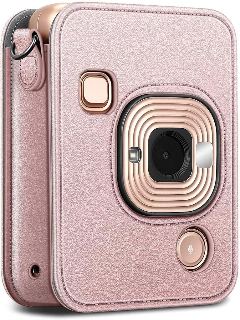 Fintie FUJIFILM Fujifilm Instax Mini LiPlay Instant Camera Protective Camera Full PU Scratch Shoulder Strap Easy To Carry Case, Cover, Case,