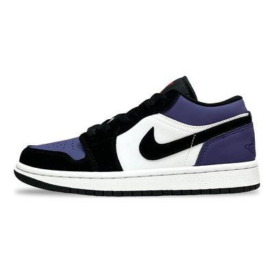 Air Jordan 1 Reverse Black Purple Скользкий Устойчивый к истиранию Скользкий Устойчивый к истиранию Низкий HF3148-106(Команда701-)