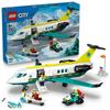 Игрушечный самолет LEGO City - Подарок на день рождения, Строительные блоки, Образовательная игрушка для мальчиков и девочек, Возраст 6, 7, 8, 9 лет, Транспорт, Самолет, Дирижабль, Наука,