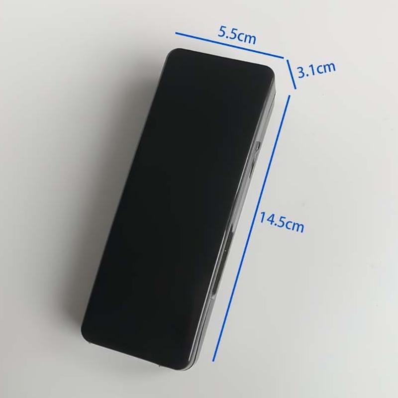 Мужская универсальная коробка для хранения бритвы с ручкой, полностью прозрачный пластиковый корпус, коробки для бритв, экологически чистая полипропиленовая коробка для бритья, высокое качество