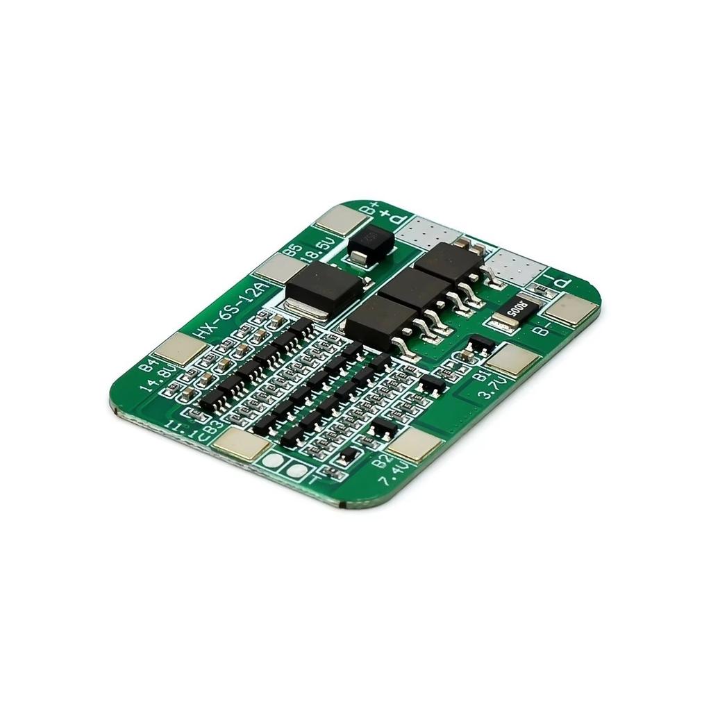 10/20/50/100Pcs 6S 18650 Lithium Battery Protection Board 25.2V 15A BMS Circuit Board For Power Supply Electric Equipment Lithiu