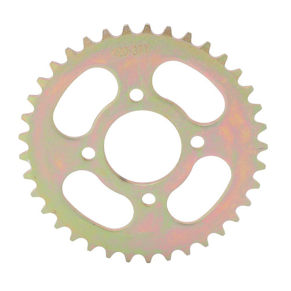 OD 155mm Motorcycle Chain Sprocket Cog 420 37T Motorbike Rear Sprocket ATV Quad Bike