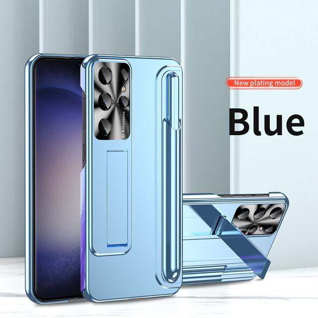 Противоударный держатель S Pen, аксессуары для телефонов, чехол для Samsung Galaxy S23 Ultra S 23 Plus, 5 г, задняя крышка, чехол для Samsung S23 Ultra