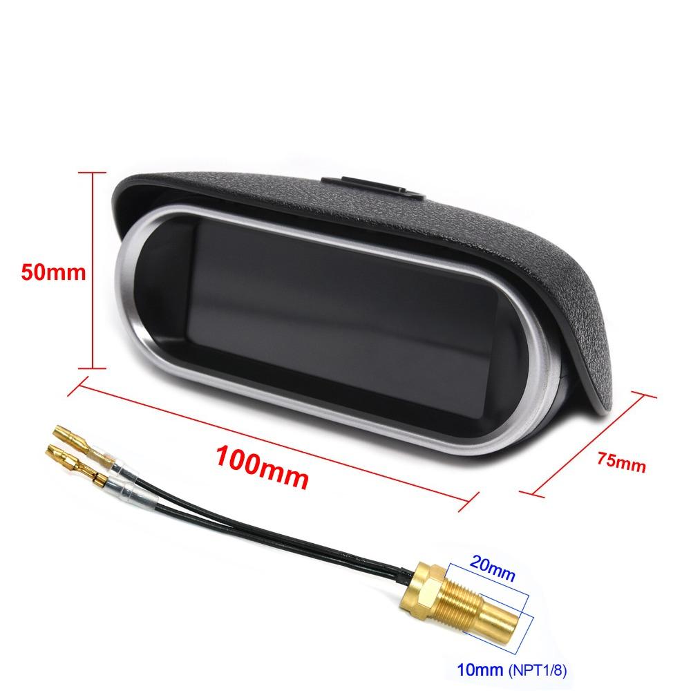 ЖК-дисплей Датчик температуры воды Цифровой вольтметр Датчик напряжения и температуры воды