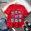 Summer Fashion Movie Kpop Demon Hunters T Shirt Kids Cartoon Anime Clothes Round Neck Basic Boys Tops Casual