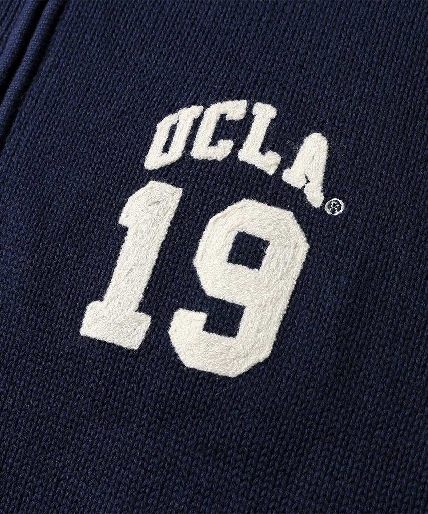 Унисекс вязаный джемпер UCLA 1919 Varsity [Темно-синий] (Ub9Gd43)
