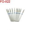 1 коробка, высококачественные стоматологические алмазные боры FG 1,6 мм, средние высокоскоростные сверла для полировки, сглаживания зубов, полировщики FO-X22