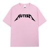 Autism Metal Rock Meme T-shirt Men Women Fashion Hip Hop Short Sleeve Oversized T-shirts 100% Cotton Comfort T Shirts Streetwear