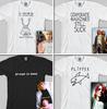 Футболка, которую носил Курт Кобейн Hi How Are You Flipper Grunge is dead still suck 90-е