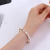 Girl Gift Baroque Irregular Liquid Metal Pearls Bracelet Women Bracelet Copper Korean Style Jewelry