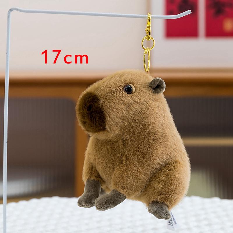 Lovely Capybara Plush Toys Kawaii Capibara Plushie Pillow Stuffed Soft Animal Doll Capybara Toy Pendant Toy Gift
