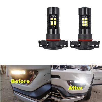 Для Jeep Compass 2017-2019 2 шт./лот CANBus без ошибок 3030 21SMD Белый 5202 PSX24W Светодиодные дневные ходовые огни DRL лампы