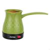 Электрическая турка Легкая Защита от ожогов Портативная с длинной ручкой Зеленая