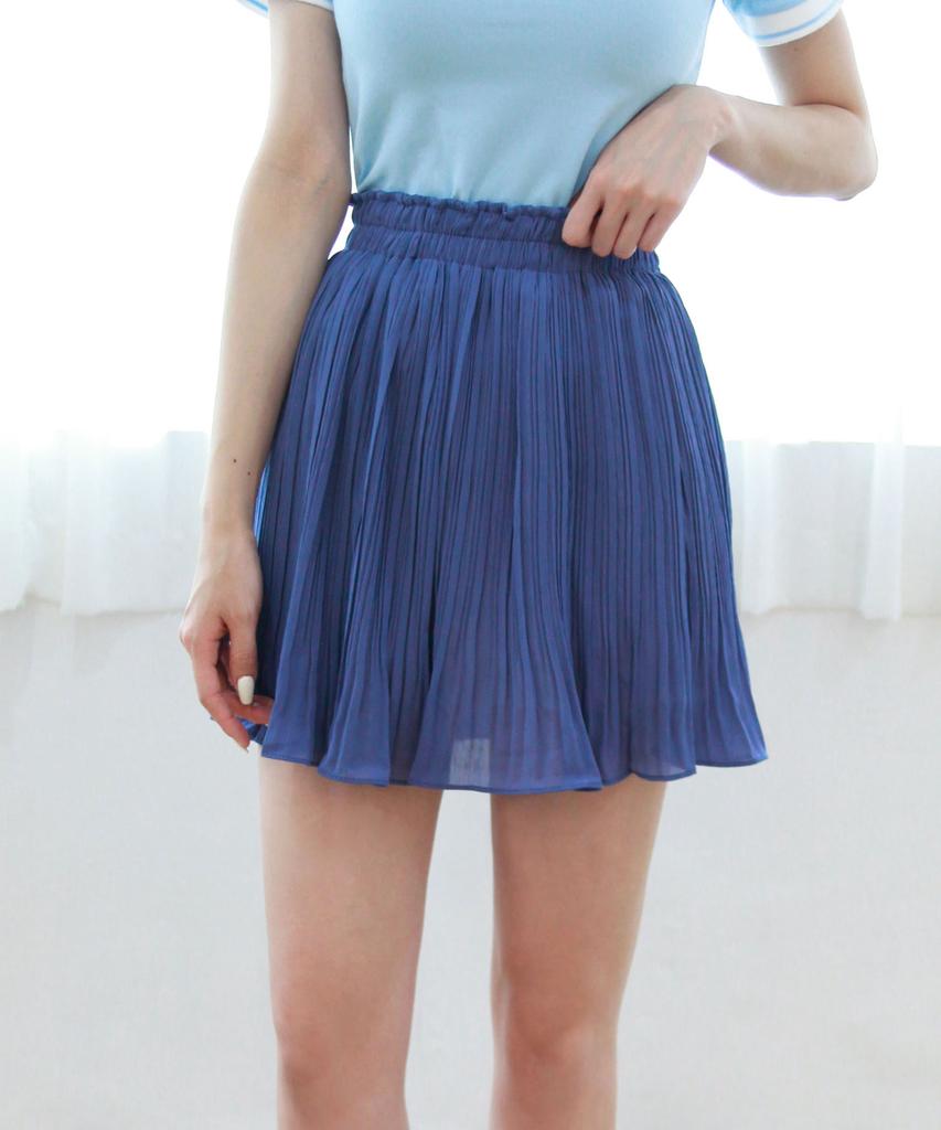 Mfs Golfwear Happy Banding Pleated Culotte Skirt