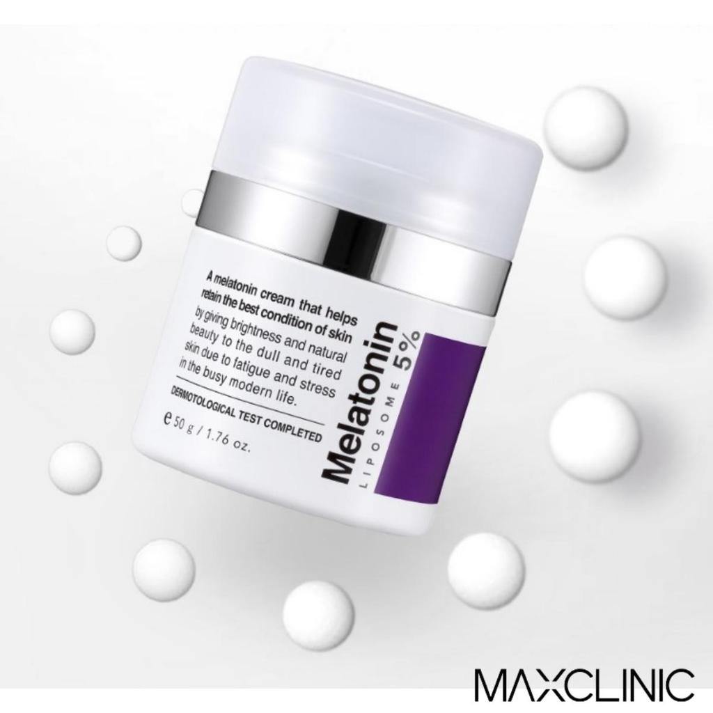 MAXCLINIC Time Return Мелатонин Липосомальный 5% Крем 50г - Антивозрастной и Осветляющий