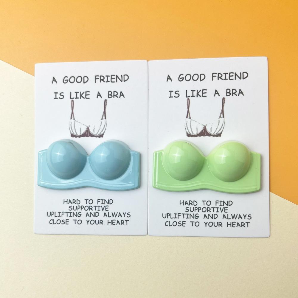 Мини-карман из смолы Hugs a Good Friend Is Like a Bra Упаковка украшена на Новый год, карнавал