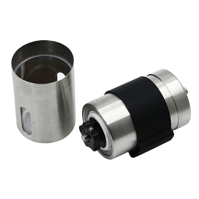 Профессиональная регулируемая ручная кофемолка из нержавеющей стали 304, портативная кофемолка