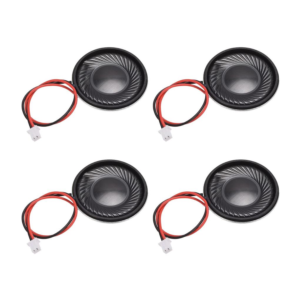 DMiotech 1 Вт 8 Ом Диаметр 28 мм Магнитный круглый динамик для DIY, Замена для клеммы PH P для электронного использования, 4 шт., Тип, Встроенные динамики, 2.0/1.25