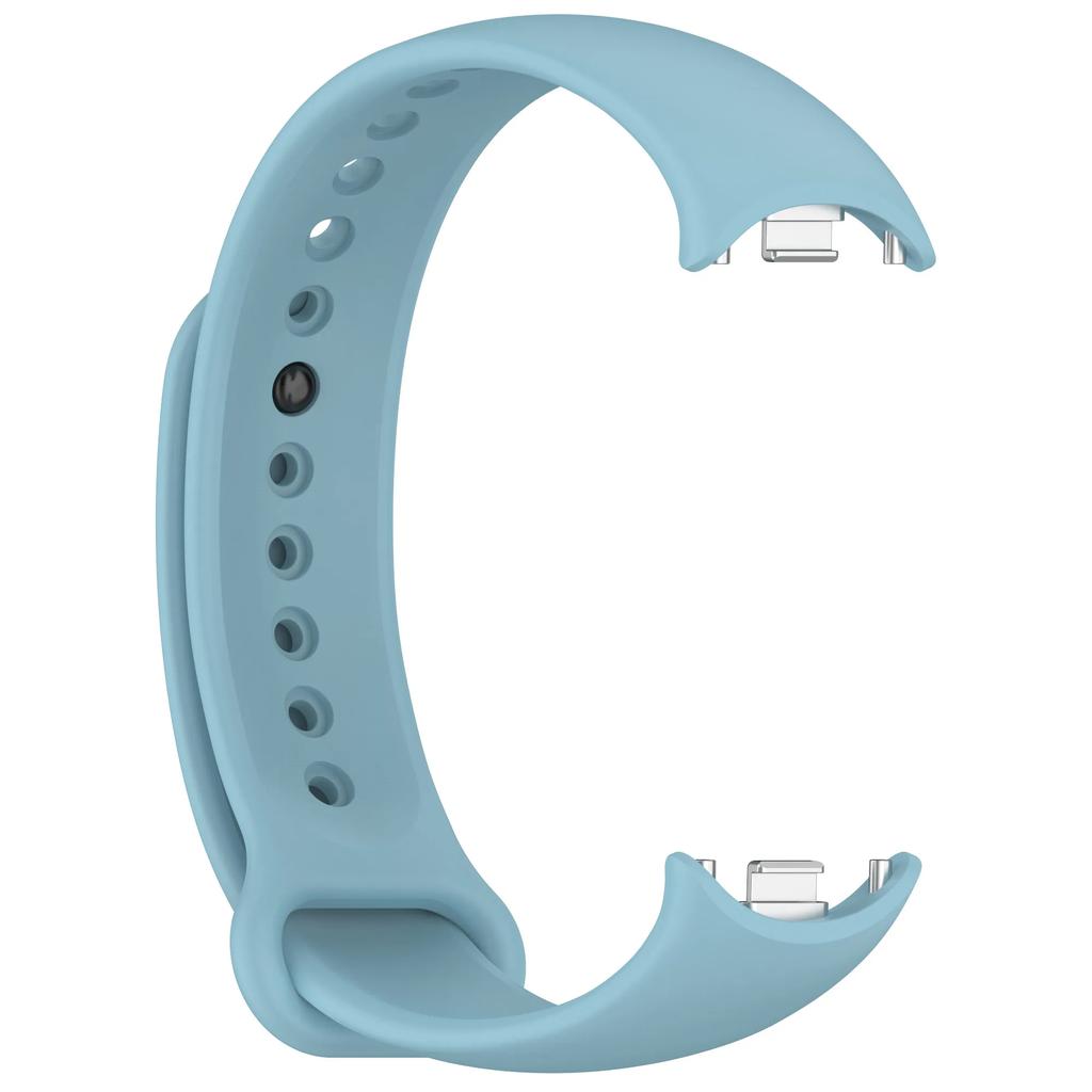 Мягкий силиконовый ремешок для Xiaomi Mi Band 10 Спортивный дышащий официальный браслет для Mi Band 9 8 Запасные аксессуары