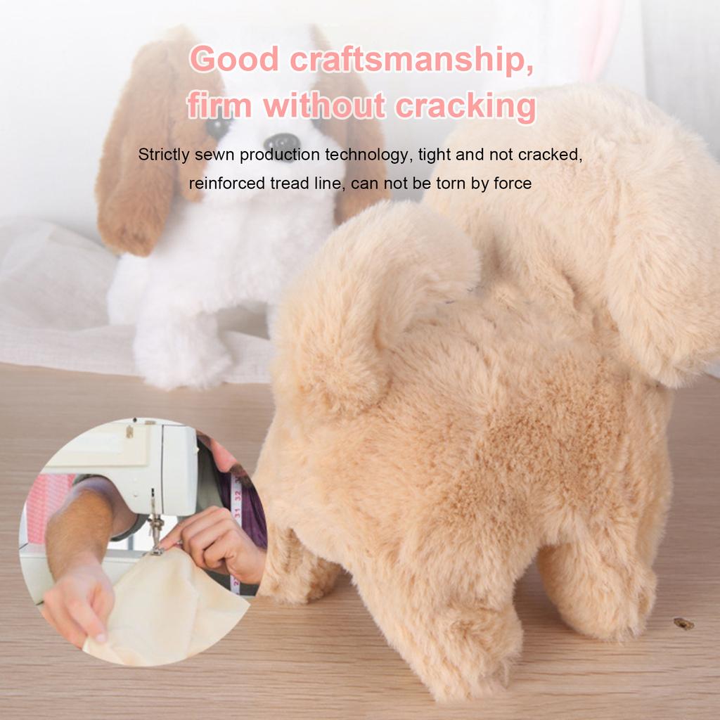 Electric Simulation Dog Plush Husky Twisting Butt Barking Wagging Tail And Shaking Butt Robot Dog Toy