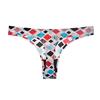 Ice Silk Seamless Panty One-piece Briefs Women Underwear Low Waist Underpant Sexy Leopard Print Thong Female Bikini T Panties
