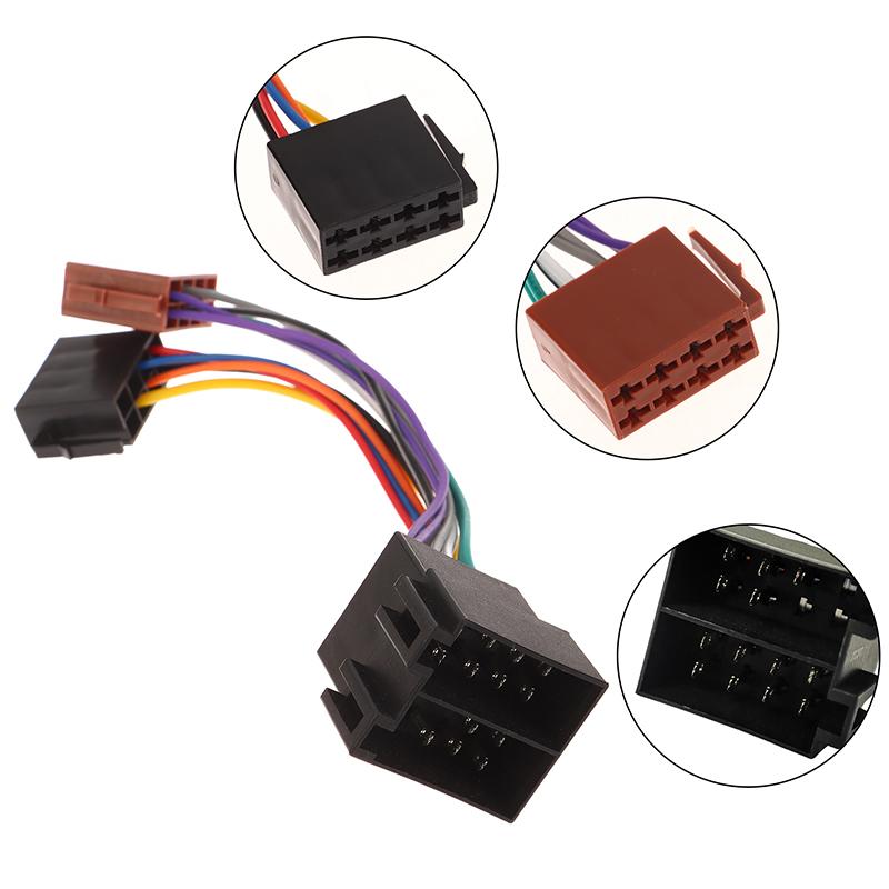 1 шт. свинцовый жгут проводов мужской и женский разъем кабеля Iso адаптер для автомобильного радиоприемника Golf Mk4 A6 стерео жгут проводов адаптер