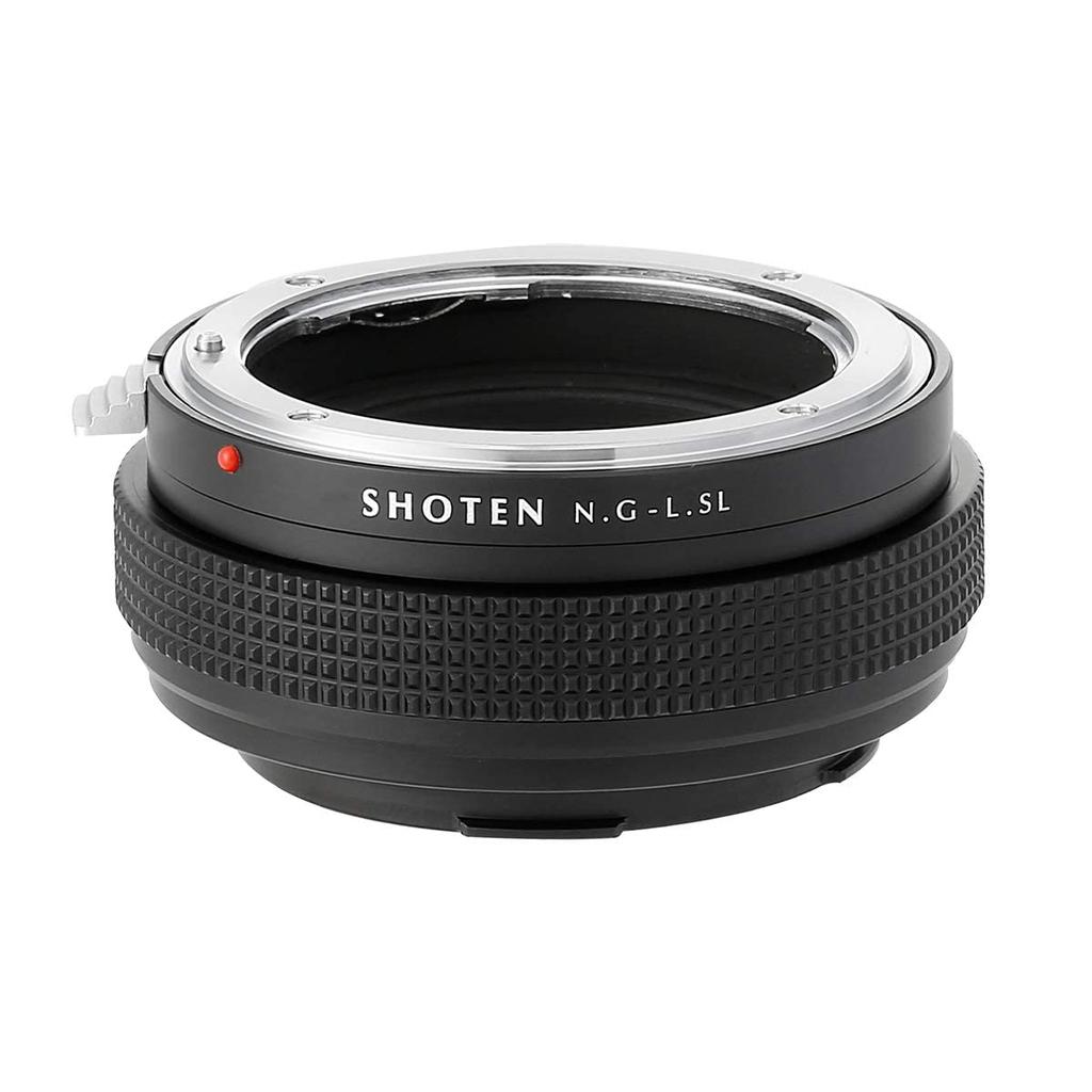 SHOTEN Mount Adapter Lens to Leica with Aperture Ring NFG-LSL (Nikon F-Mount (G-Type Compatible) SL/L-Mount)